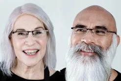 Accapella Brown -Polette Eyeglasses Sales accapella brown model view 1