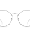 Almas Silver -Polette Eyeglasses Sales almas silver front view1