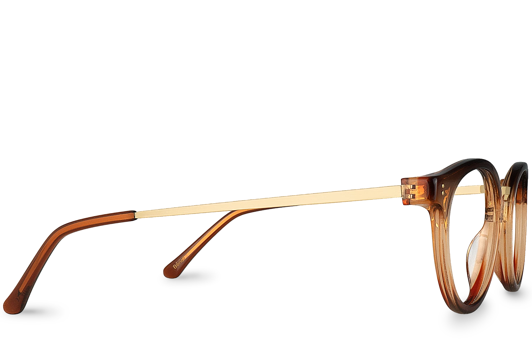 Bériot Brown Bériot Brown -Polette Eyeglasses Sales beriot brown side view