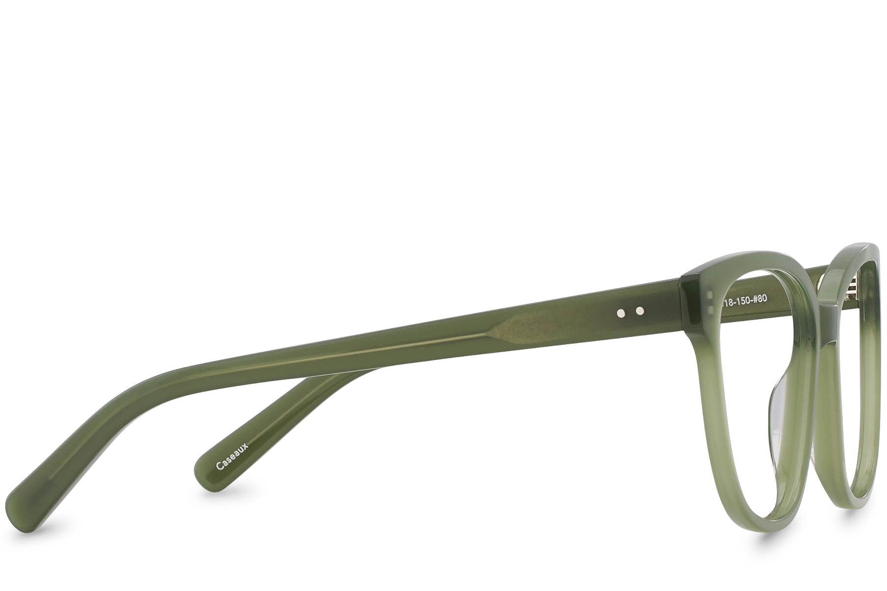 Caseaux Green Caseaux Green -Polette Eyeglasses Sales caseaux green side copy