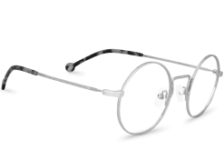 Denis -Polette Eyeglasses Sales denis silver corner view