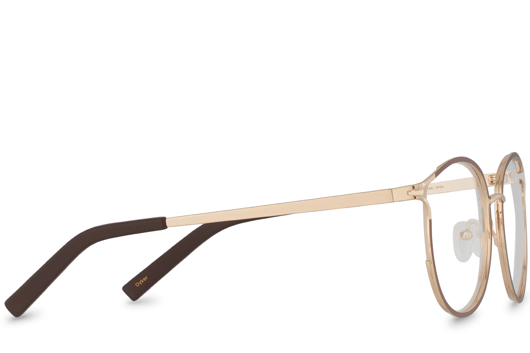 Dyker Brown Dyker Brown -Polette Eyeglasses Sales dyker brown side copy