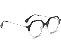 Minoru Black -Polette Eyeglasses Sales minoru black corner 1