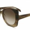 Alexander McQueen AM0250S Green/Brown (Non-Rx-able) -Polette Eyeglasses Sales w1280h1280 1741