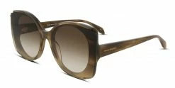 Alexander McQueen AM0250S Green/Brown (Non-Rx-able)