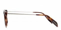 Alexander McQueen AM0104O Brown/Tortoise -Polette Eyeglasses Sales w1280h1280 2463