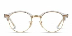 Ray-Ban RX4246V Clubround Clear/Gold -Polette Eyeglasses Sales w1280h1280 3551