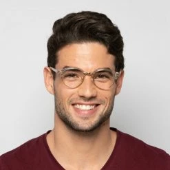 Ray-Ban RX4246V Clubround Clear/Gold -Polette Eyeglasses Sales w1280h1280fitcrop 158