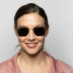 Ray-Ban 3548N Gold/Green -Polette Eyeglasses Sales w1280h1280fitcrop 2